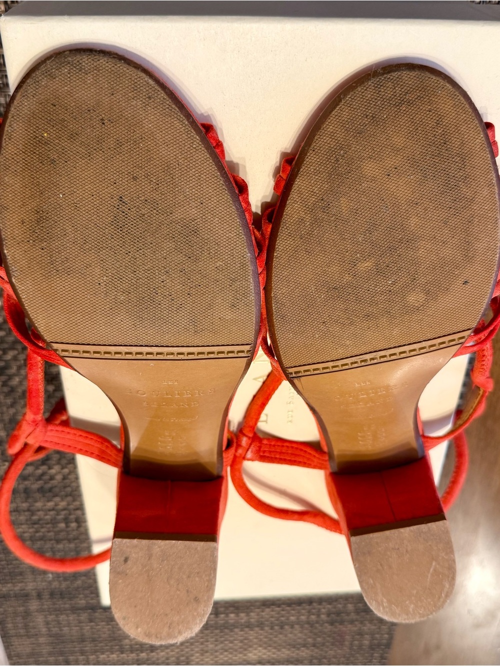 Sézane Gloria Sandals - US 5 - coral - Picture 4 of 6
